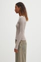 MM6 Maison Margiela longsleeve din amestec de lână S52NH0029.M20122.809 bej AW25
