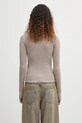 Oblečenie Tričko s dlhým rukávom s prímesou vlny MM6 Maison Margiela S52NH0029.M20122.809 béžová