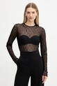 Marella bluzka z elastanem czarny 2523946031200
