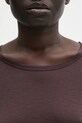 Anine Bing longsleeve z dodatkiem wełny sylvie brązowy A.08.11501