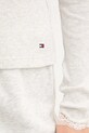 Tričko s dlhým rukávom Tommy Hilfiger UW0UW06071 sivá