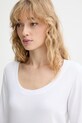 Calvin Klein top a maniche lunghe in cotone bianco LV044D228G