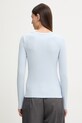Odzież Calvin Klein longsleeve damski z modalem LV044D235G niebieski