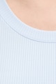 Calvin Klein tričko s dlhým rukávom dámske s modalom LV044D235G modrá