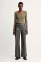 Calvin Klein longsleeve LV044D235G zielony AW25