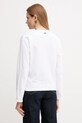 Odzież Barbour longsleeve bawełniany LAVENSDALE LML0899 biały