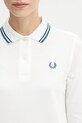 Fred Perry longsleeve bawełniany biały G3636