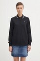 Fred Perry longsleeve bawełniany bawełna granatowy G3636