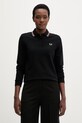 Fred Perry longsleeve bawełniany bawełna czarny G3636
