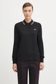 Fred Perry longsleeve bawełniany bawełna czarny G3636