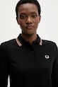 Fred Perry longsleeve bawełniany czarny G3636