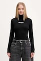 Μακρυμάνικο Karl Lagerfeld Jeans κανονικό μαύρο A4W17015