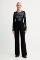 G-Star longsleeve bawełniany D27103.E151 granatowy AW25