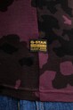 G-Star longsleeve bawełniany D27103.E151 bordowy