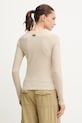 Odzież G-Star longsleeve bawełniany D27740.D961 beżowy