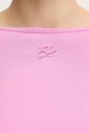 Karl Lagerfeld longsleeve A4W17045 różowy