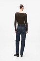 Karl Lagerfeld longsleeve A4W17045 brązowy AW25