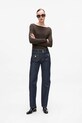 Karl Lagerfeld longsleeve brązowy A4W17045