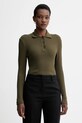 Marc O'Polo longsleeve bawełniany bawełna zielony 509205655001