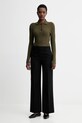 Marc O'Polo longsleeve bawełniany 509205655001 zielony AW25