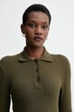 Marc O'Polo longsleeve bawełniany zielony 509205655001