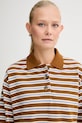 Marc O'Polo longsleeve bawełniany brązowy 5000007070