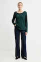 Marc O'Polo longsleeve bawełniany 5000007381 zielony AW25