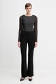 Tričko s dlhým rukávom Dkny DJ5T1581 čierna AW25