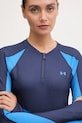 Tréningové tričko s dlhým rukávom Under Armour tmavomodrá 6003981