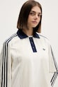Блуза с дълги ръкави adidas Originals кремав KR7651