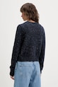 Odzież Abercrombie & Fitch kardigan z dodatkiem wełny KI150.5473.200 granatowy