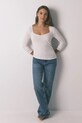 women'secret longsleeve beżowy 7662429