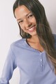 women'secret longsleeve bawełniany 3272283 fioletowy AW25