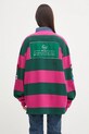 Odzież Martine Rose bluza bawełniana Rugby Polo 672JE07605 różowy