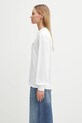 Carhartt WIP longsleeve bawełniany W' L/S American Script T-Shirt I035466.02XX biały AW25