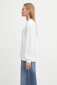 Bavlnené tričko s dlhým rukávom Carhartt WIP W' L/S American Script T-Shirt I035466.02XX biela AW25