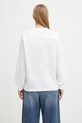 Odzież Carhartt WIP longsleeve bawełniany W' L/S American Script T-Shirt I035466.02XX biały
