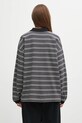 Abbigliamento Carhartt WIP top a maniche lunghe in cotone W' L/S Largo Polo T-Shirt I035530.37FXX grigio