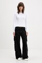 Abercrombie & Fitch camicia a maniche lunghe KI139.5755.100 bianco AW25