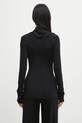 Odzież Rick Owens Lilies bluzka z dodatkiem kaszmiru Kairo LI02E3212.JBWS czarny