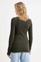 Одежда Лонгслив MUUV. MUUV. x Answear LONGSLEEV.SLIMFIT.LINEA зелёный