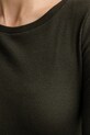 Лонгслив MUUV. MUUV. x Answear LONGSLEEV.SLIMFIT.LINEA зелёный