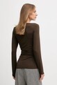Odzież United Colors of Benetton longsleeve 37UKD10BA brązowy