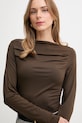 United Colors of Benetton longsleeve brązowy 37UKD10BA