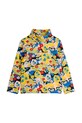 Mini Rodini gyerek pamut hosszú ujjú felső Flowers 2562010400 sárga AW25