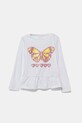 Guess longsleeve din bumbac pentru bebeluși print alb A5YI01.K6YW4.9BYA