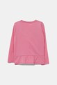Guess longsleeve din bumbac pentru bebeluși A5YI01.K6YW4.9BYA roz AW25