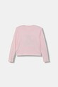 Guess longsleeve dziecięcy J4BI10.I3Z14.9BYA różowy AW25