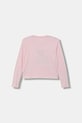 Guess longsleeve dziecięcy J4BI10.I3Z14.9BYA różowy AW25