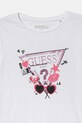 Dziewczynka Guess longsleeve dziecięcy J5YI01.K6YW4.9BYA biały